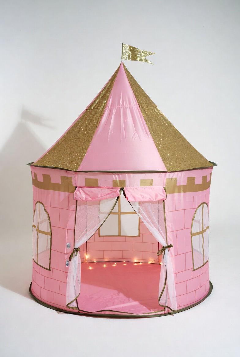 3ML7e Princess Castle Play Tent with Lights - Image 1